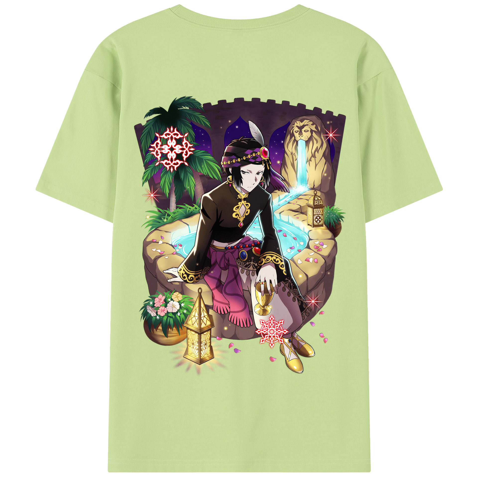 （画像用） 文豪ストレイドッグス Bungo Stray Dogs 綿100％半袖Tシャツ（背面プリント）